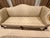 Vintage Chippendale Camelback Sofa in Cream Damask With Ball & Claw Feet For Sale - Image 4 of 4