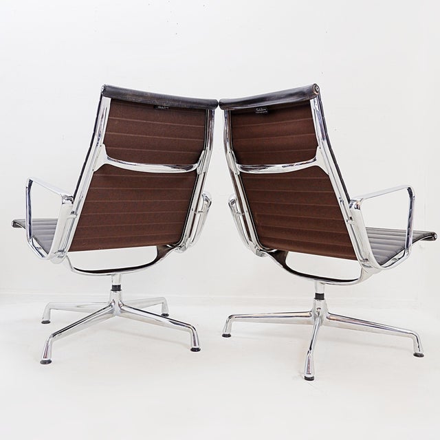 Vitra EA 116 Lounge Chairs by Charles and Ray Eames for Vitra, Set of 2 For Sale - Image 4 of 18