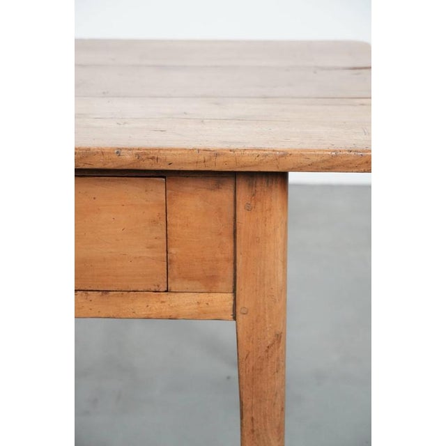 Antique French Fruit Wood Coffee Table with Drawers For Sale - Image 13 of 17