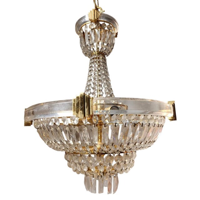 Classic Empire Chandeliers from Bakalowits & Söhne, Set of 2 For Sale - Image 5 of 14