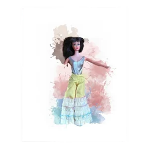 Pop Art Vintage Barbie Cha Cha Pants