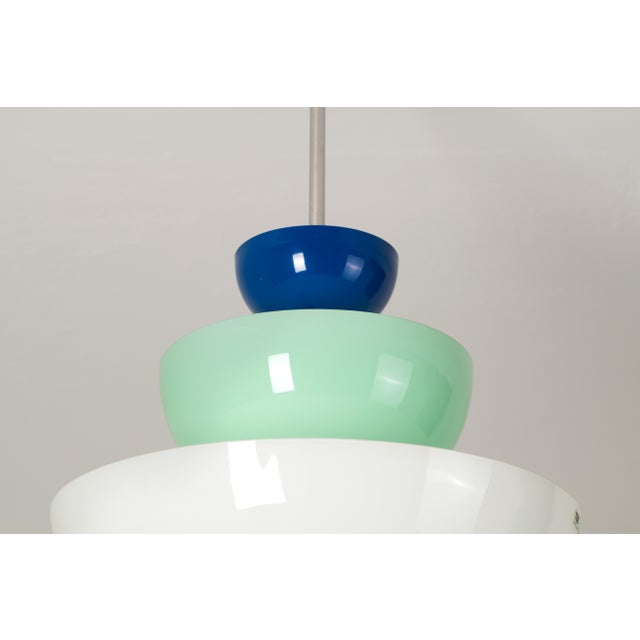 Murano Glass Pendant Lamp by Tre, 1980s For Sale - Image 6 of 17