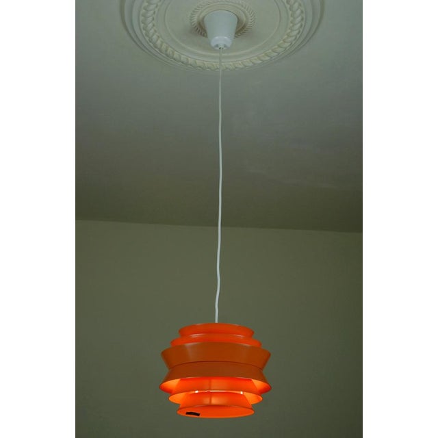 Mid-Century Modern Vintage Swedish Trava Pendant Lamp by Sigurd Lindkvist for Granhaga Metallindustri For Sale - Image 3 of 12