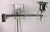 Late 20th Century Mid Century Modern Articulating Chrome and Lucite Wall Sconces - a Pair For Sale - Image 4 of 12