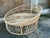 Natural Rada loop hand woven round lounge chair. Beautiful piece for use indoors or outdoors (under covered area...