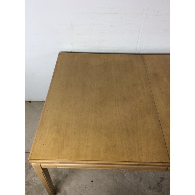 Wood Mid Century Modern Blonde Dining Table With 3 Leafs For Sale - Image 7 of 16