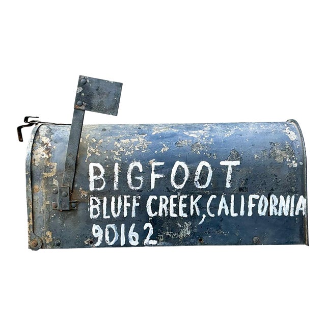 Vintage Metal Bigfoot Mailbox For Sale