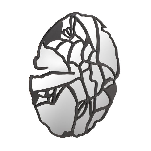 Intricately designed and fashioned by hand, the abstract pattern of the Amici mirror is a work of art. Its neutral...