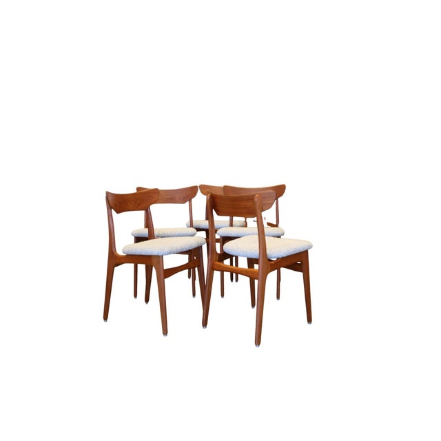 Danish Teak Dining Chairs by Schiønning & Elgaard for Randers Møbelfabrik, 1960s, Set of 6 For Sale - Image 10 of 12