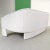 Shell Sofa in White Leather from Marac, 1980s For Sale - Image 10 of 13