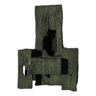 Italian Cast Iron Abstract Sculpture by Urano Palma, 1985 For Sale