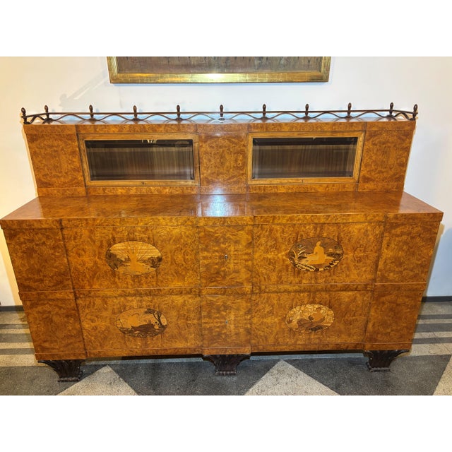 Large Viennese Buffet, 1925 For Sale - Image 3 of 7