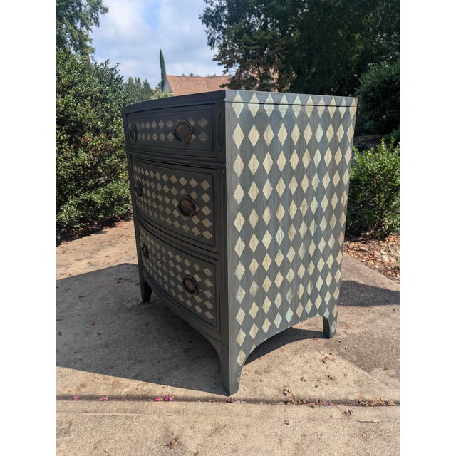 Vintage Custom Made Harlequin Dresser by Drexel Furniture For Sale - Image 12 of 18