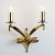 Gold Brass Wall Sconces, 1950, Set of 2 For Sale - Image 8 of 17