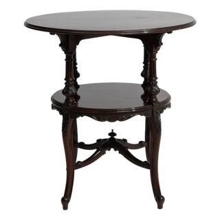 19th Century Victorian Two-Tier Side Table For Sale