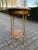 1980 French Artisan LouisXVI Gold Mahogany Side Table For Sale - Image 9 of 13