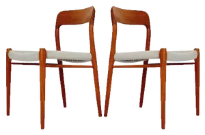 Vintage Danish Teak Dining Charis by Niels Otto Møller, 1960s