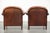 Vintage Sheepskin Armchairs with Decorative Nails, Set of 2 For Sale - Image 3 of 16