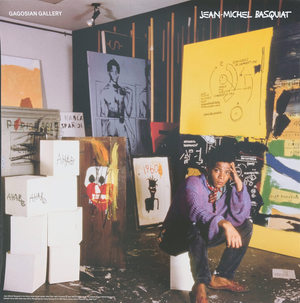 At Great Sones Street's Studio Poster after Jean-Michel Basquiat