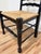 Maitland-Smith Style Black Ladderback Rush Seat Dining Chairs, S/6 For Sale - Image 12 of 12