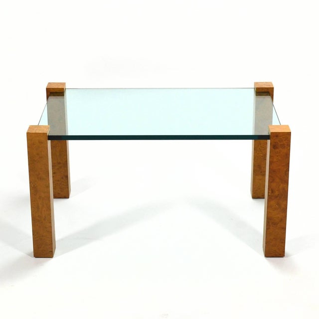 Mid-Century Modern Milo Baughman Cube Leg Table by Thayer Coggin For Sale - Image 3 of 9