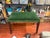 Mid-Century French Louis XVI Style Walnut & Green Velvet Ottomans - Pair For Sale In Atlanta - Image 6 of 6