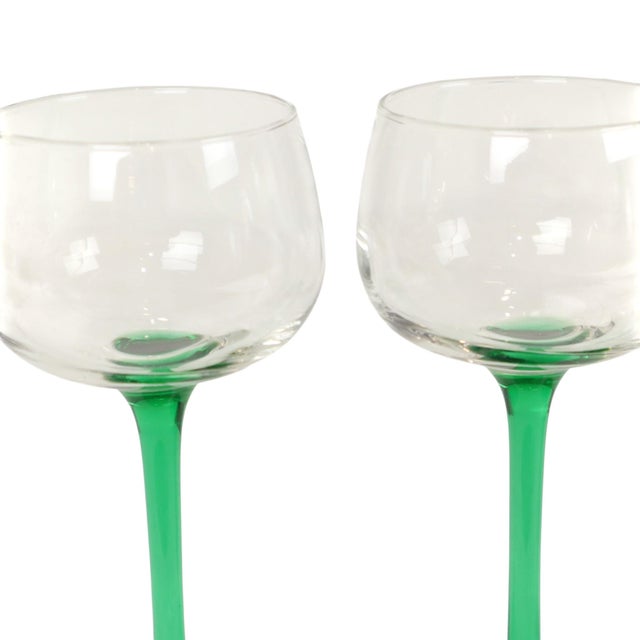 Vintage Luminarc Alsace Wine Glasses, 1970s, Set of 4, in Flawless conditions. Designed 1970 to 1979