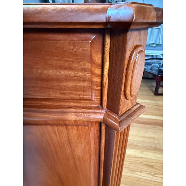 1930s Bespoke Dresser With Architectural Corner Details For Sale - Image 4 of 12