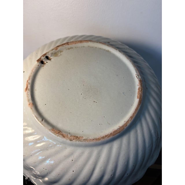Large Antique Plate from Moustiers For Sale - Image 12 of 17