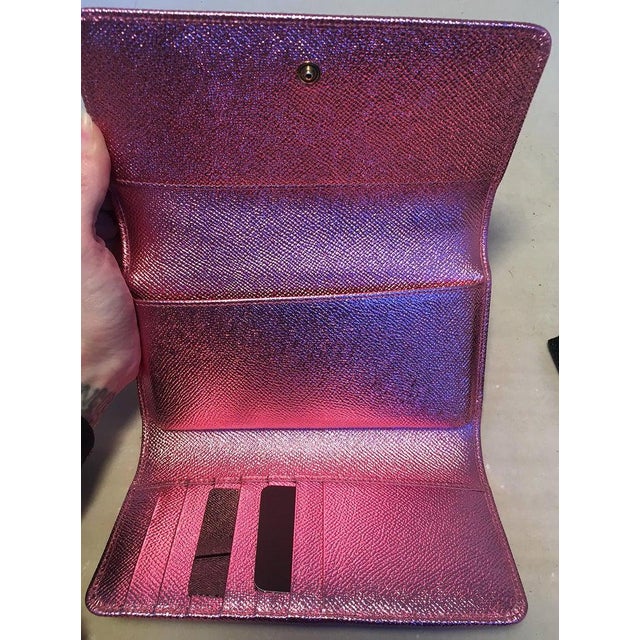 Dolce and Gabbana Pink Sicily Von Wallet Cell Phone Clutch Purse For Sale - Image 9 of 10