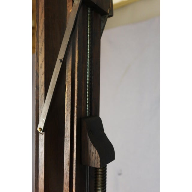 Antique Oak Painters Easel, 1800s For Sale - Image 4 of 13
