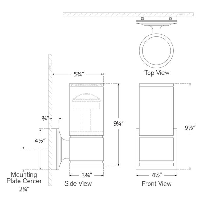 Chapman & Myers for Visual Comfort Signature Provo 10" Canister Light in Matte Black For Sale - Image 11 of 13