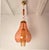 1990s Pink and Amber Murano Glass Pendant Lights - Pair For Sale - Image 4 of 13