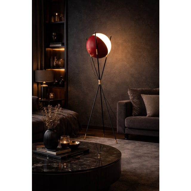 Vintage Trippiede Floor Lamp by Angelo Brotto for Esperia Italy, 1950s For Sale - Image 10 of 13
