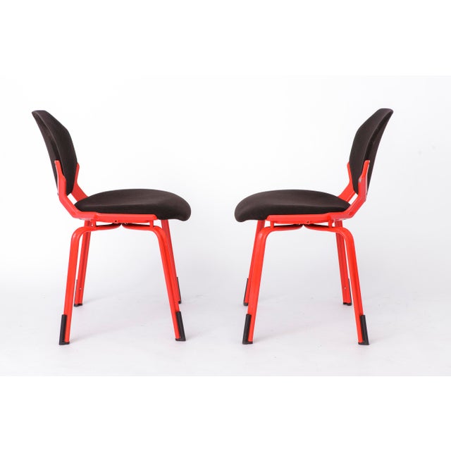 Space Age Chairs by Hartmut Engel for Fröscher, 1980s, Set of 4 For Sale - Image 4 of 10
