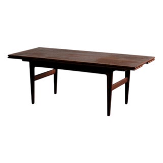 Vintage Dining Table Elevator by Kai Kristiansen for Vildbjerg Møbelfabrik, 1960s For Sale