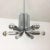 Silver Modernist German Sputnik Hanging Light by Cosack Lights, 1960s For Sale - Image 8 of 10