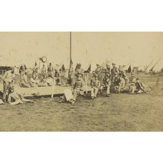 British Army Camp Scenes, Highland and Queens Regiments, 19th Century, Prints, Set of 2 For Sale - Image 6 of 10