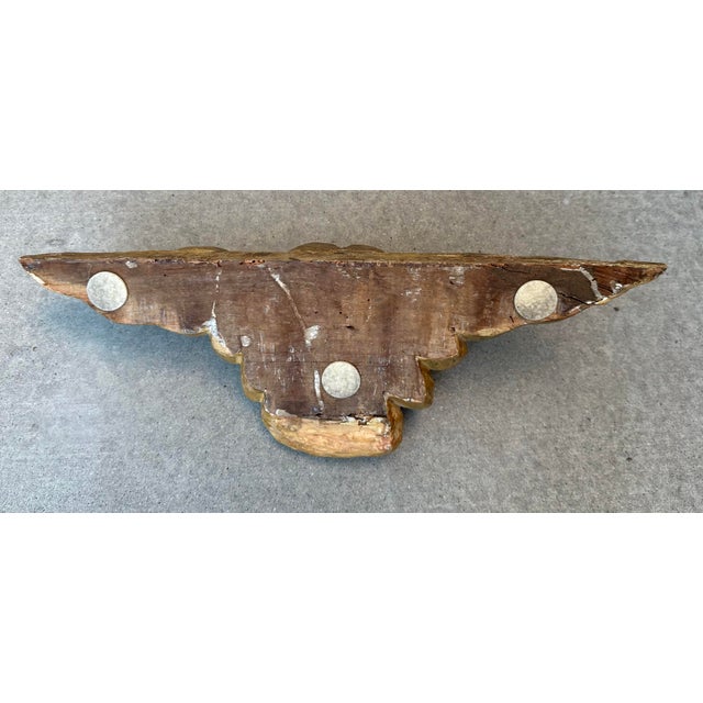 18th Century Italian Carved Giltwood Baroque Winged Angel Cherub For Sale - Image 12 of 12