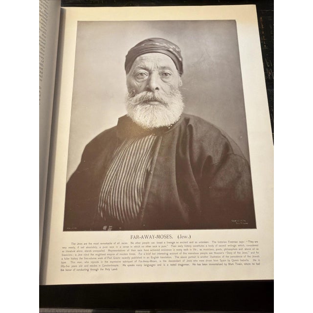 Folk Art Portrait Photos - Middle Eastern & African People Columbian Exposition Book 1894 For Sale - Image 3 of 8
