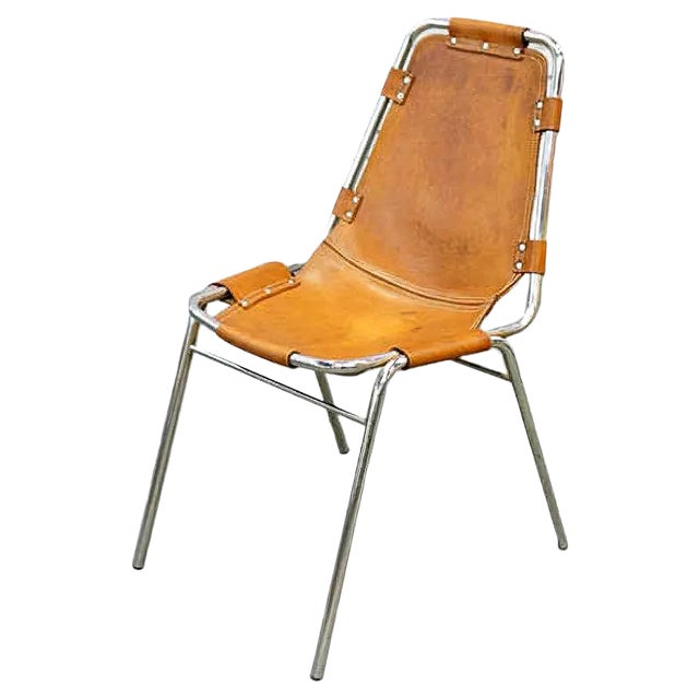 Mid-Century Les Arc Chair by Charlotte Perriand, 1968 For Sale