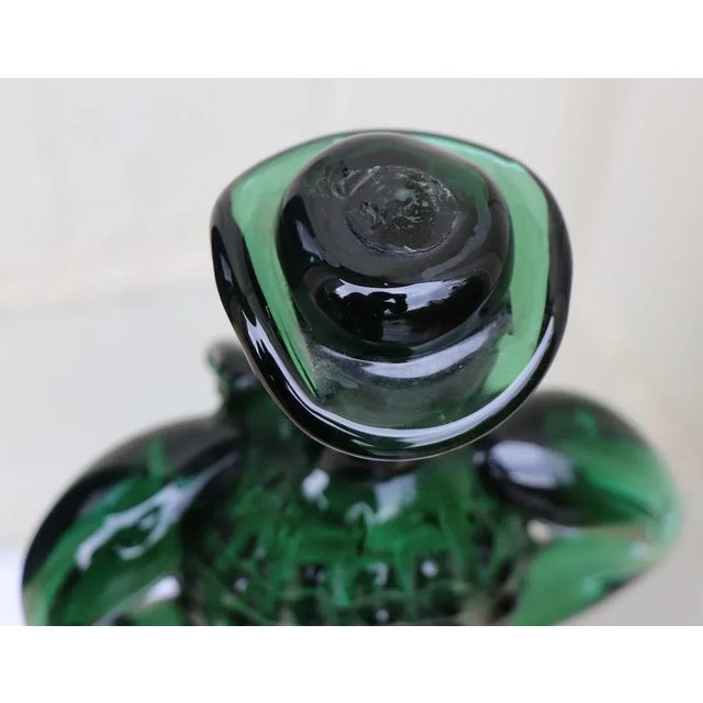 Mid-Century Modern Gaucho Cowboy Figure in Blown Glass Attributed to Barovier For Sale - Image 3 of 12