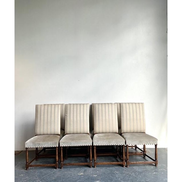 Vintage Dennis and Leen Jacobean Dining Chairs - Set of 8 For Sale - Image 11 of 11