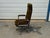Vintage Mid-Century Modern Olive Velvet High Back Executive Office Chair For Sale - Image 12 of 12