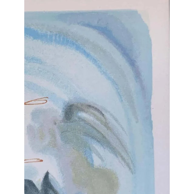 Blue Salvador Dali, Heaven Canto 25, Mid 20th Century, Engraving For Sale - Image 8 of 11
