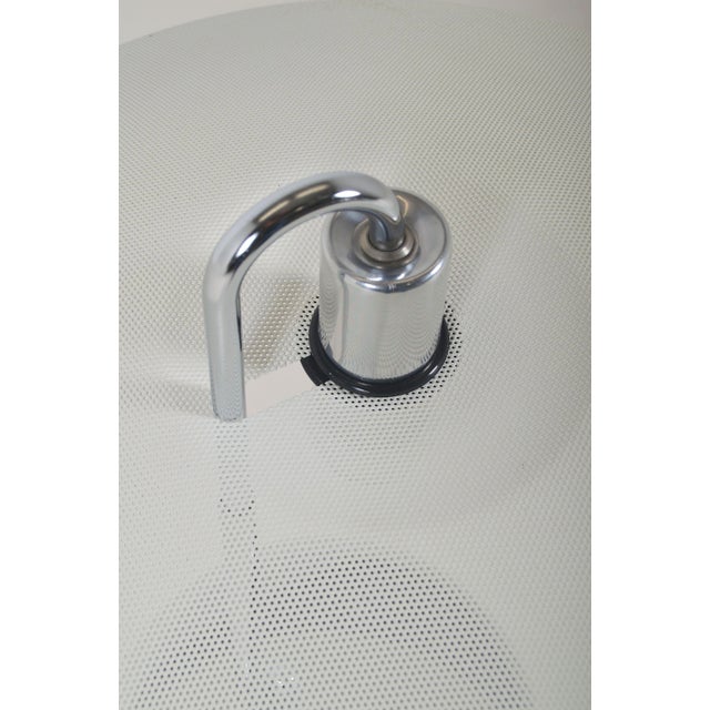 Silver Swedish Table Lamp by Lindau & Lindekrantz for Zero, 1970s For Sale - Image 8 of 9