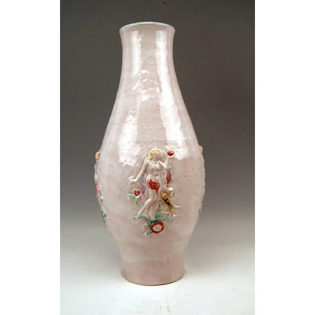 Large Ceramic Vase by Susi Singer for Keramos, Austria, 1925 For Sale - Image 6 of 10