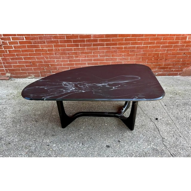 Stone Italian Marble Coffee Table, 1970s For Sale - Image 7 of 12