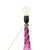 Glass Purple Crystal Table Lamp from Val Saint Lambert, 1960s For Sale - Image 7 of 15