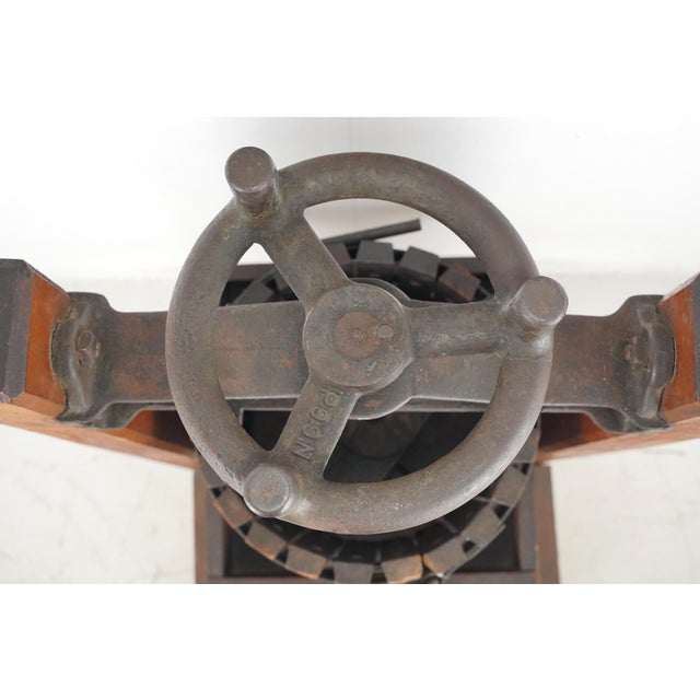 Traditional Antique Wooden Fruit Cider Press For Sale - Image 3 of 12